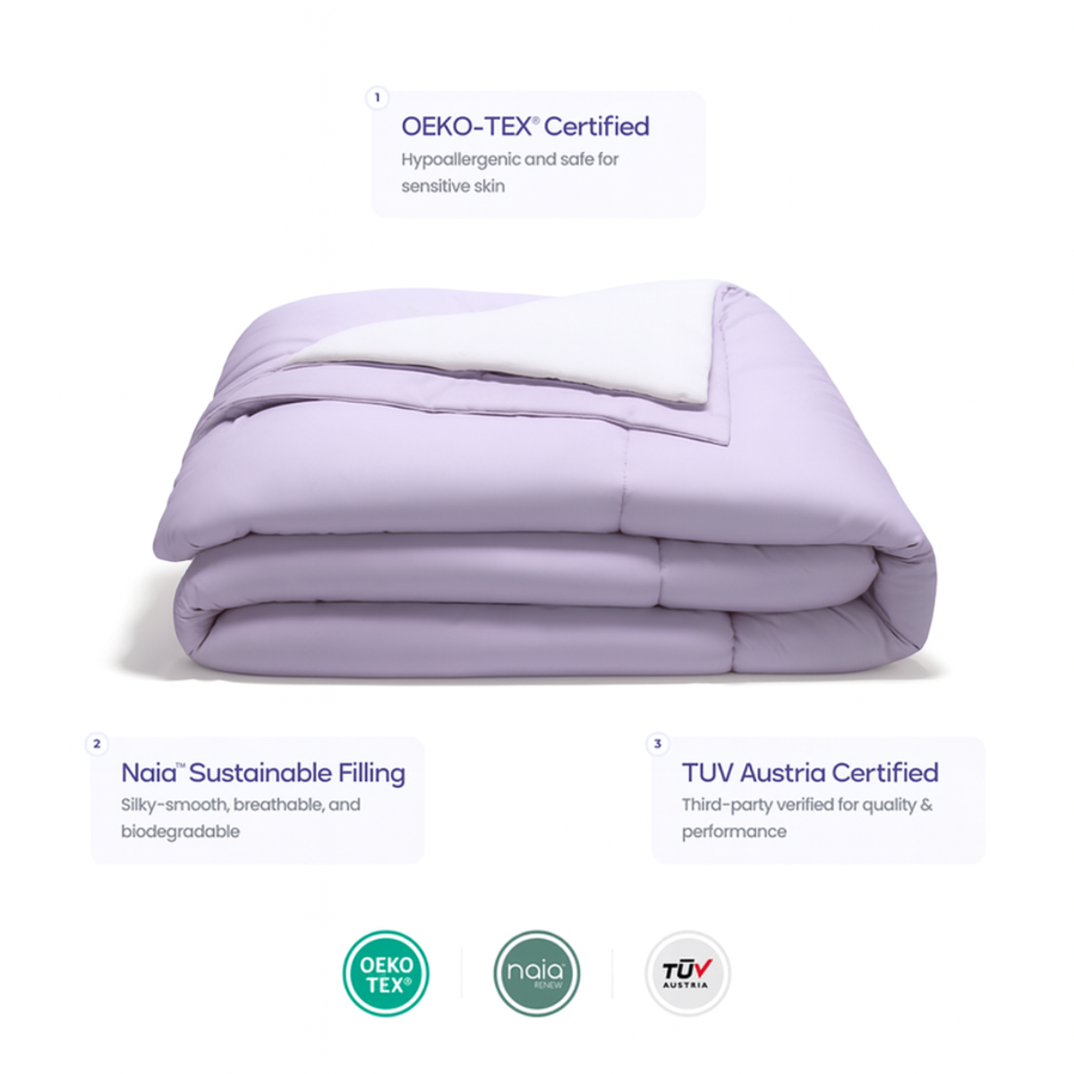 Temperature Control Dual-Layer Comforter