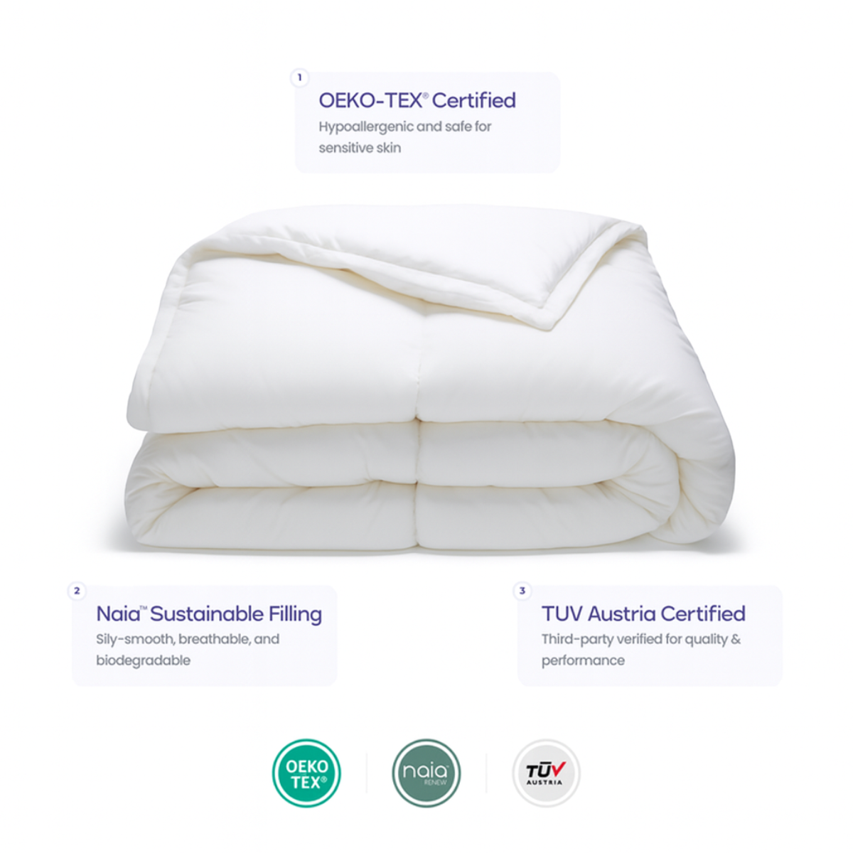 Temperature Control Dual-Layer Comforter